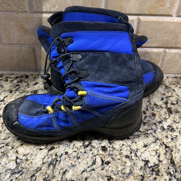 Lands End Youth Boys Blue and Black Winter Snow Boots - Picture 4 of 4